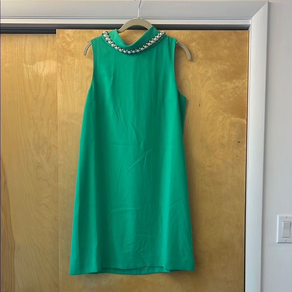 Lilly Pulitzer Green Halter Sheath Dress